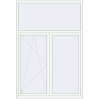 Pricing Tilt-and-Turn 1530x2230 mm REHAU OPTIMUM EURO-DESIGN 70 RAL 9016 Traffic white two-sided