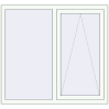 Pricing Tilt-and-Turn 1300x1200 mm REHAU OPTIMUM EURO-DESIGN 70 RAL 9016 Traffic white two-sided