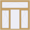 Pricing Tilt-and-Turn 1800x1800 mm ALU STANDARD 72 RAL 1002 Sand yellow two-sided