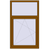 Pricing Tilt-and-Turn 900x1500 mm REHAU OPTIMUM EURO-DESIGN 70 GOLDEN OAK external
