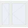 Pricing Tilt-and-Turn 1450x1350 mm REHAU OPTIMUM EURO-DESIGN 70 RAL 9016 Traffic white two-sided