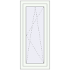 Pricing Tilt-and-Turn 500x1200 mm REHAU OPTIMUM EURO-DESIGN 70 RAL 9016 Traffic white two-sided
