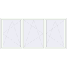 Pricing Tilt-and-Turn 2950x1400 mm REHAU ENERGY-SAVING SYNEGO MD RAL 9016 Traffic white two-sided
