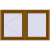 Pricing Tilt-and-Turn 1450x900 mm REHAU OPTIMUM EURO-DESIGN 70 GOLDEN OAK external