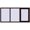 Pricing Tilt-and-Turn 2000x1000 mm REHAU OPTIMUM EURO-DESIGN 70 CHOCOLATE_BROWN two-sided