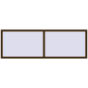 Pricing Tilt-and-Turn 2400x800 mm REHAU OPTIMUM EURO-DESIGN 70 DARK_OAK two-sided