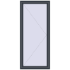 Pricing Tilt-and-Turn 900x2050 mm REHAU OPTIMUM EURO-DESIGN 70 ANTHRACITE_GREY_STRUKTURAL external