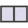 Pricing Tilt-and-Turn 1800x1100 mm KORSA ENERGY-SAVING REHAU SYNEGO MD