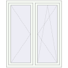 Pricing Tilt-and-Turn 1230x1480 mm REHAU OPTIMUM EURO-DESIGN 70 RAL 9016 Traffic white two-sided