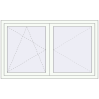 Pricing Tilt-and-Turn 1560x940 mm REHAU OPTIMUM EURO-DESIGN 70 RAL 9016 Traffic white two-sided