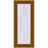Pricing Tilt-and-Turn 550x1420 mm REHAU OPTIMUM EURO-DESIGN 70 GOLDEN OAK two-sided