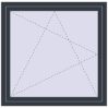 Pricing Tilt-and-Turn 1170x1170 mm REHAU ENERGY-SAVING SYNEGO MD ANTHRACITE_GREY_STRUKTURAL two-sided