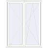 Pricing Tilt-and-Turn 1250x1650 mm REHAU OPTIMUM EURO-DESIGN 70 RAL 9016 Traffic white two-sided