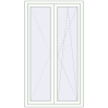 Pricing Tilt-and-Turn 1000x1800 mm REHAU ENERGY-SAVING SYNEGO MD RAL 9016 Traffic white two-sided