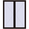 Pricing Tilt-and-Turn 1700x2100 mm REHAU OPTIMUM EURO-DESIGN 70 BLACK_BROWN two-sided