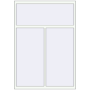 Ustalenie cen Okna skrzydłowe 1200x1700 mm ALU STANDARD 72 RAL 9016 Traffic white dwustronny