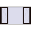Pricing Tilt-and-Turn 2400x1400 mm REHAU ENERGY-SAVING SYNEGO MD BLACK_BROWN external