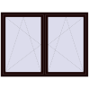 Pricing Tilt-and-Turn 1900x1400 mm REHAU OPTIMUM EURO-DESIGN 70 CHOCOLATE_BROWN two-sided