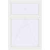 Pricing Tilt-and-Turn 1270x1930 mm REHAU OPTIMUM EURO-DESIGN 70 RAL 9016 Traffic white two-sided