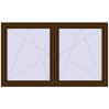 Pricing Tilt-and-Turn 1770x1055 mm REHAU ENERGY-SAVING SYNEGO MD DARK_OAK two-sided