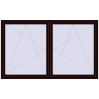 Pricing Tilt-and-Turn 2280x1380 mm REHAU OPTIMUM EURO-DESIGN 70 CHOCOLATE_BROWN two-sided