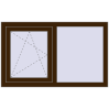 Pricing Okna skrzydłowe 1150x700 mm EPSILON OPTIMA DARK_OAK dwustronny