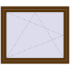 Pricing Tilt-and-Turn 1200x1000 mm REHAU OPTIMUM EURO-DESIGN 70 WALNUT two-sided