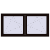 Pricing Tilt-and-Turn 1770x830 mm REHAU ENERGY-SAVING SYNEGO MD BLACK_BROWN two-sided