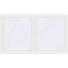Pricing Tilt-and-Turn 2430x1400 mm REHAU ENERGY-SAVING SYNEGO MD RAL 9016 Traffic white two-sided