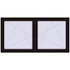 Pricing Tilt-and-Turn 1960x1000 mm REHAU OPTIMUM EURO-DESIGN 70 BLACK_BROWN external