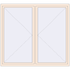 Pricing Tilt-and-Turn 2000x1800 mm REHAU OPTIMUM EURO-DESIGN 70 CREAME_WHITE_50L-2 two-sided