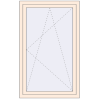 Pricing Tilt-and-Turn 895x1449 mm REHAU OPTIMUM EURO-DESIGN 70 CREAME_WHITE_50L-2 two-sided