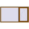 Pricing Tilt-and-Turn 2000x1100 mm REHAU OPTIMUM EURO-DESIGN 70 GOLDEN OAK external