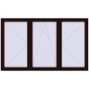 Pricing Tilt-and-Turn 2500x1500 mm REHAU OPTIMUM EURO-DESIGN 70 CHOCOLATE_BROWN external