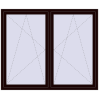 Pricing Tilt-and-Turn 1750x1500 mm REHAU OPTIMUM EURO-DESIGN 70 CHOCOLATE_BROWN two-sided