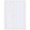Pricing Tilt-and-Turn 1450x2100 mm REHAU OPTIMUM EURO-DESIGN 70 RAL 9016 Traffic white two-sided