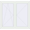 Pricing Tilt-and-Turn 1450x1350 mm REHAU OPTIMUM EURO-DESIGN 70 RAL 9016 Traffic white two-sided