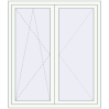 Pricing Tilt-and-Turn 1300x1500 mm REHAU BRILLANT DESIGN RAL 9016 Traffic white two-sided