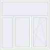 Pricing Tilt-and-Turn 1630x1630 mm REHAU OPTIMUM EURO-DESIGN 70 RAL 9016 Traffic white two-sided