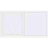 Pricing Tilt-and-Turn 2100x1150 mm REHAU BRILLANT DESIGN RAL 9016 Traffic white two-sided