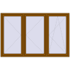 Pricing Tilt-and-Turn 2200x1400 mm REHAU OPTIMUM EURO-DESIGN 70 GOLDEN OAK two-sided
