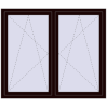 Ustalenie cen Okna skrzydłowe 1605x1325 mm REHAU ENERGY-SAVING SYNEGO MD CHOCOLATE_BROWN zewnętrzny
