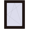 Pricing Tilt-and-Turn 800x1100 mm REHAU OPTIMUM EURO-DESIGN 70 BLACK_BROWN external