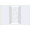 Pricing Tilt-and-Turn 1800x1200 mm REHAU ENERGY-SAVING SYNEGO MD RAL 9016 Traffic white two-sided