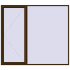 Pricing Tilt-and-Turn 2400x2100 mm REHAU OPTIMUM EURO-DESIGN 70 DARK_OAK two-sided