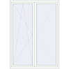 Pricing Tilt-and-Turn 1600x2200 mm REHAU ENERGY-SAVING SYNEGO MD RAL 9016 Traffic white two-sided