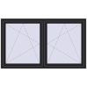 Pricing Tilt-and-Turn 1770x1040 mm REHAU ENERGY-SAVING SYNEGO MD BLACK_ULTI-MATT external