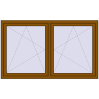 Pricing Tilt-and-Turn 1770x1055 mm REHAU ENERGY-SAVING SYNEGO MD GOLDEN OAK external