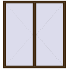 Pricing Tilt-and-Turn 2100x2250 mm REHAU OPTIMUM EURO-DESIGN 70 DARK_OAK two-sided