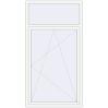 Pricing Tilt-and-Turn 1175x2221 mm REHAU OPTIMUM EURO-DESIGN 70 RAL 9016 Traffic white two-sided